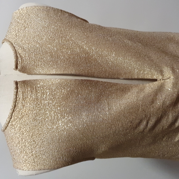 Country Road Gold shimmery Top Size XXS - Picture 5 of 7